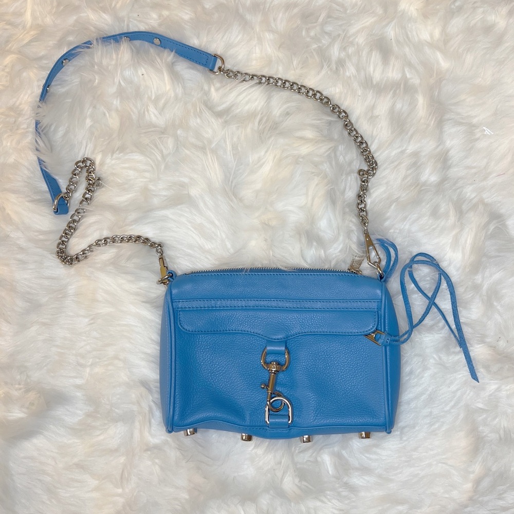 Rebecca Minkoff Blue Mini Mac